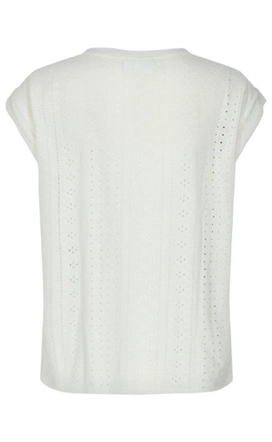 Freequent T-shirt - Blond - Offwhite