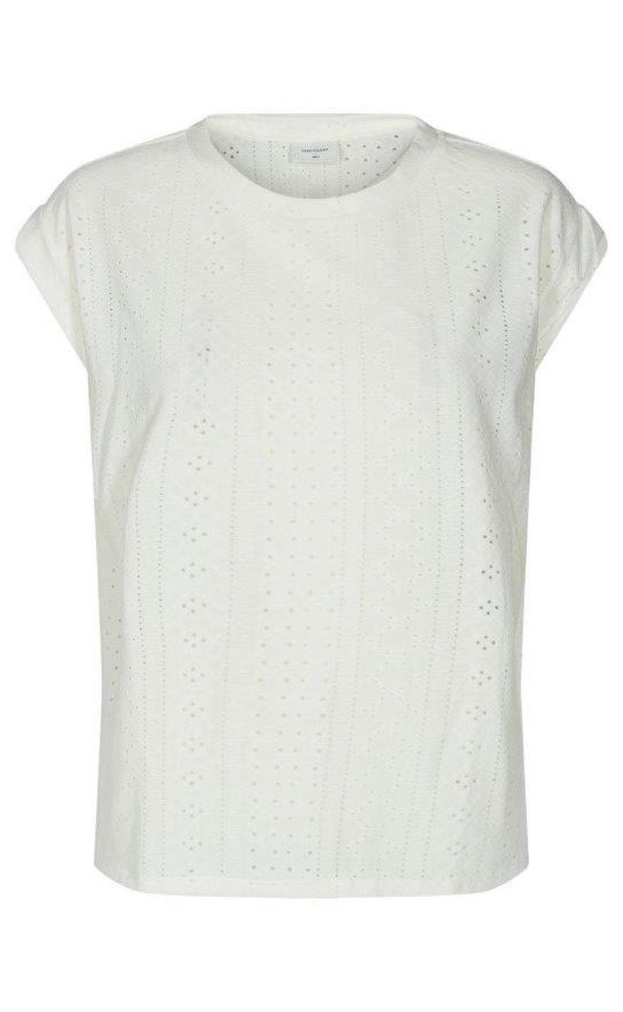 Freequent T-shirt - Blond - Offwhite