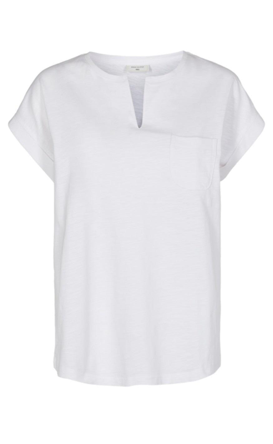 Freequent T-shirt - Viva - Brilliant white