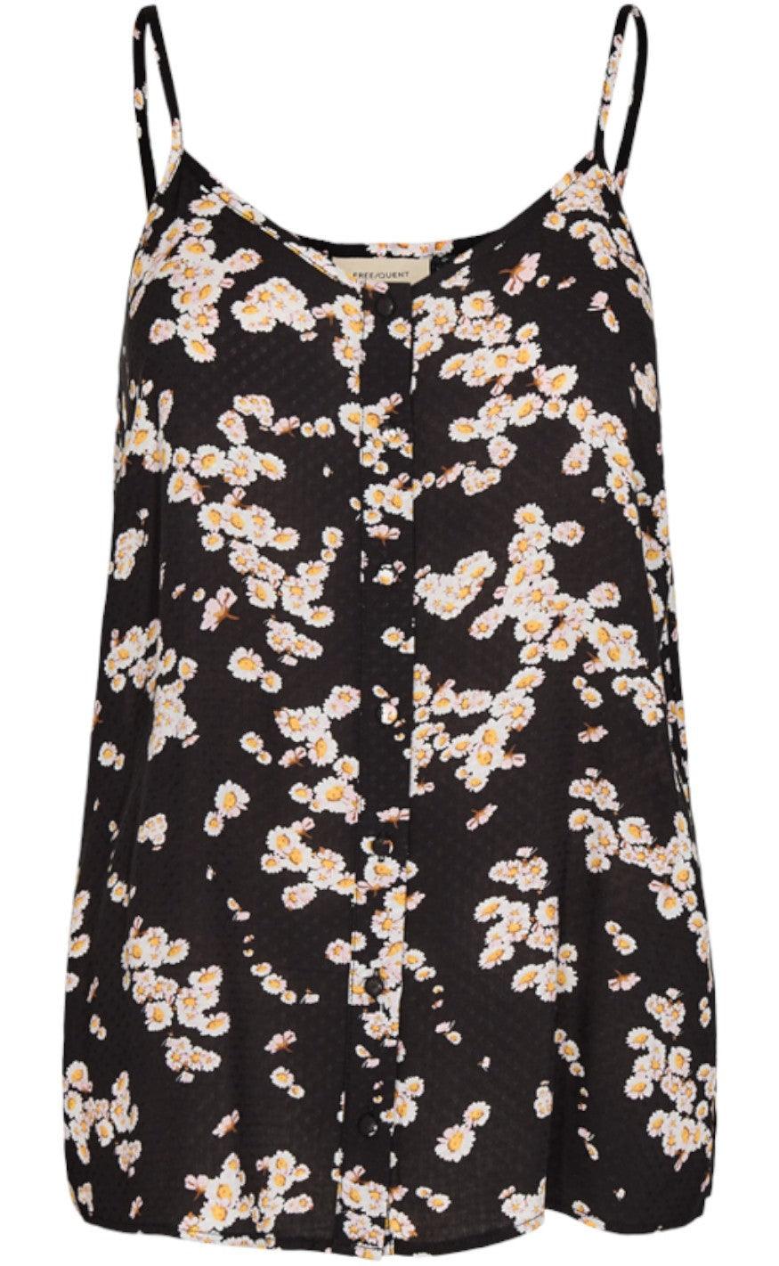 Freequent Top - Adney - Black Mix