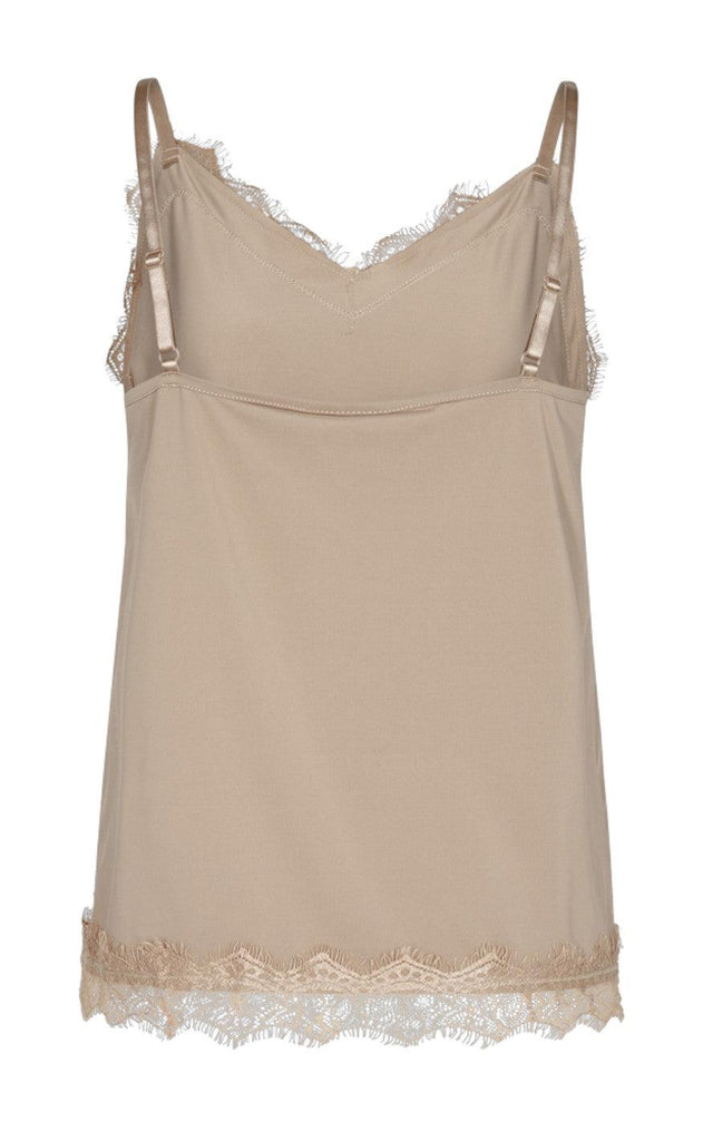 Freequent Top - Bicco - Desert Taupe