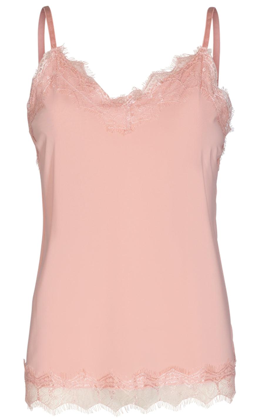 Freequent Top - Bicco - Silver Pink