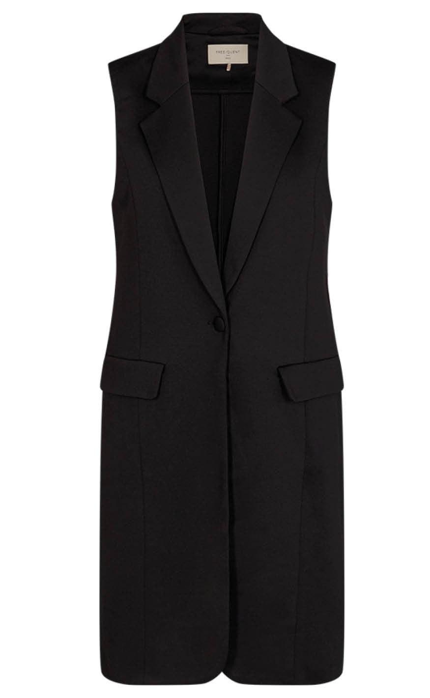 Freequent Vest - Nanni Long - Black