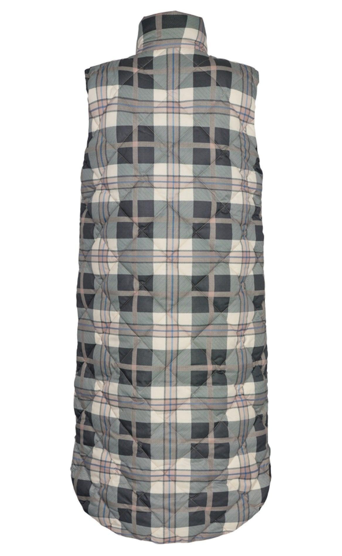 Freequent Vest - Olga - Black W. Silver Mink