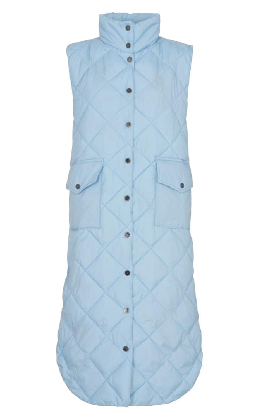 Freequent Vest - Olga - Chambray Blue
