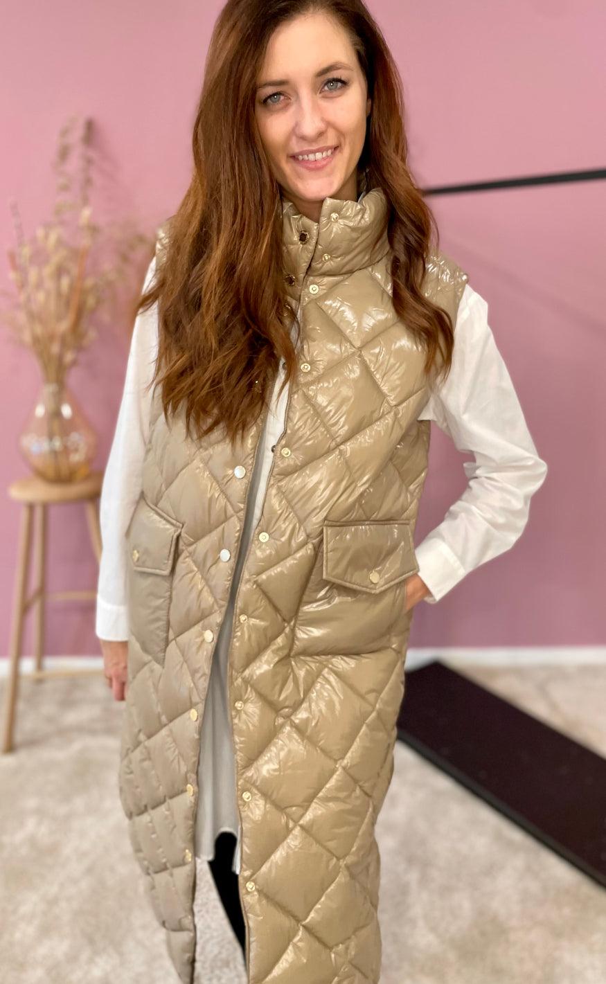 Freequent Vest - Olga Gloss - Silver Mink