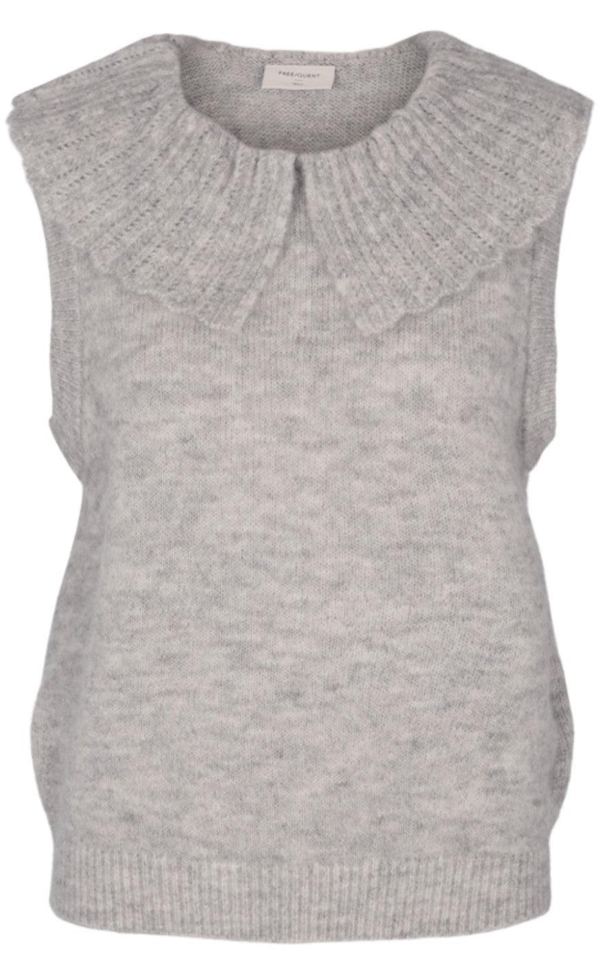 Freequent Vest - Sila - Oatmeal Melange