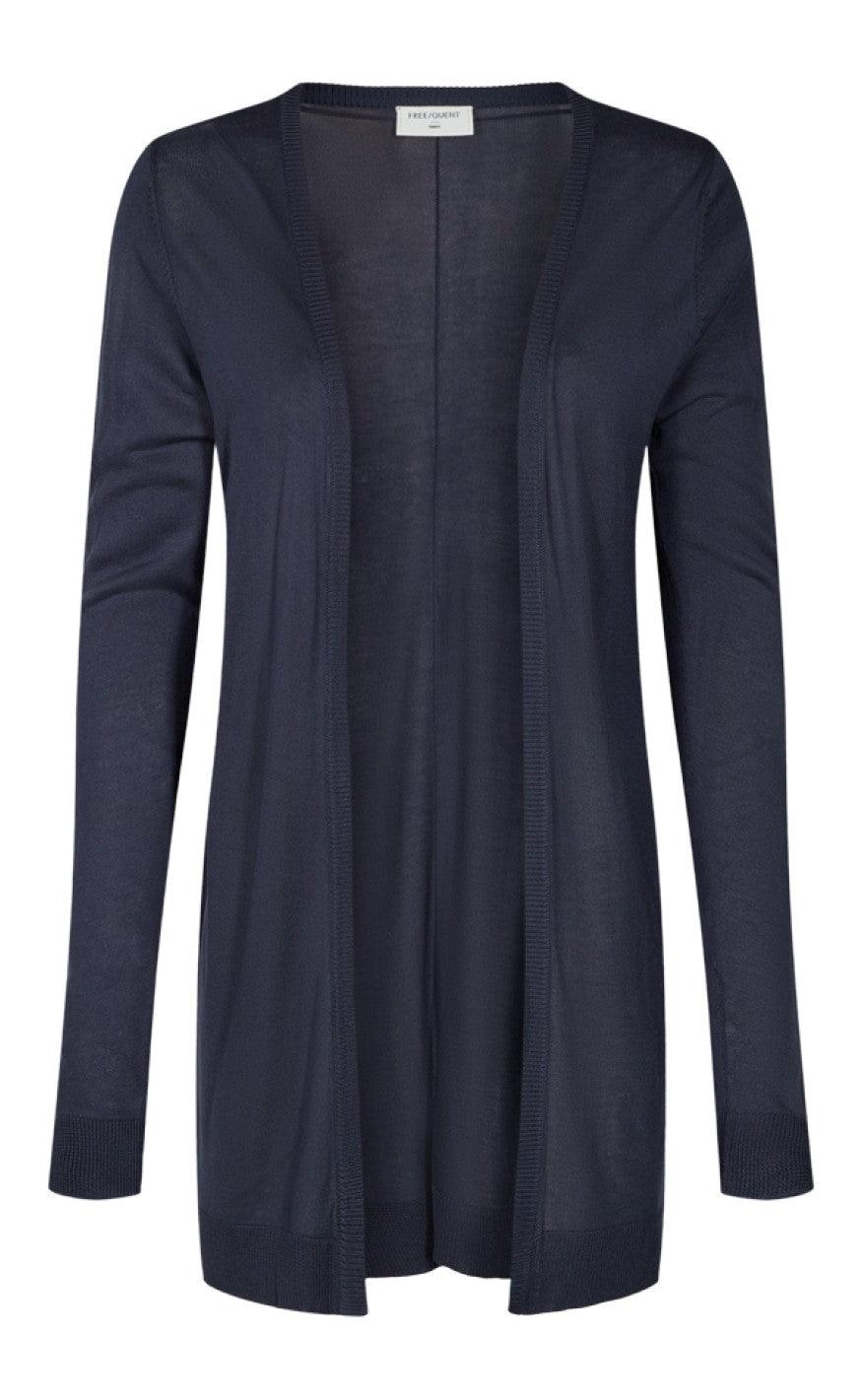 Freequent cardigan - Elina - Navy