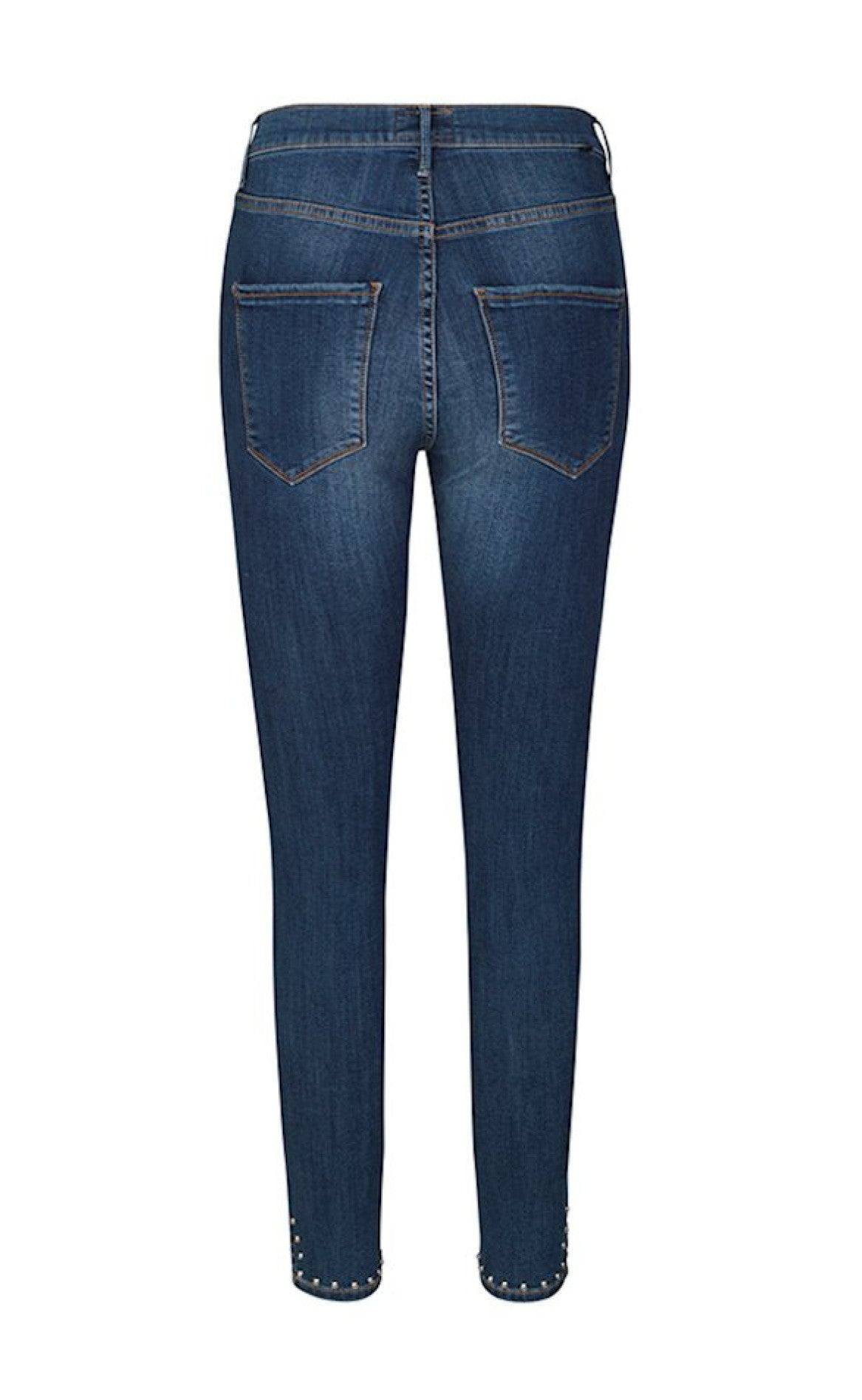 GLOBAL FUNK ONE C STUD JEANS DARK BLUE