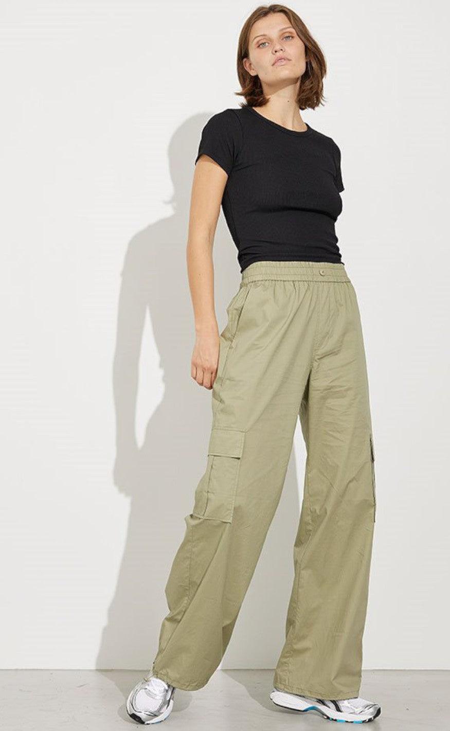 Global Funk Bukser - Lana-G Carney - Dark Khaki