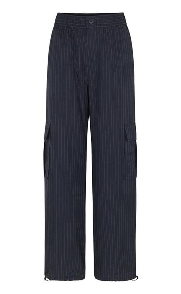 Global Funk Bukser - Lana-G Levilla - Navy Pinstripe