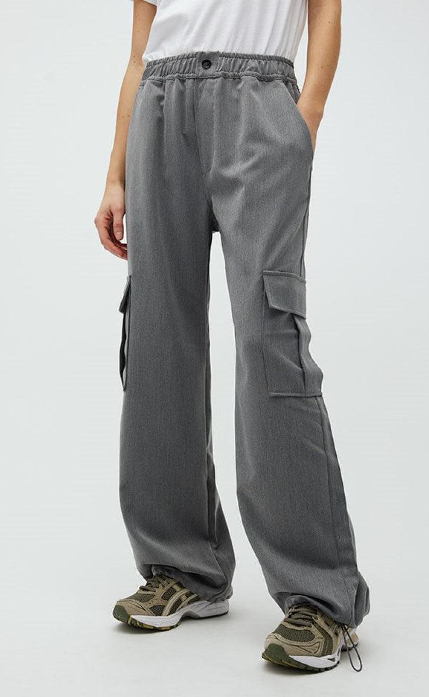 Global Funk Bukser - Lana-G Shaffer - Dark Grey Melange