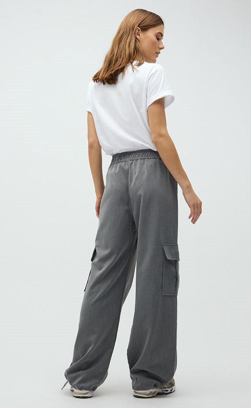 Global Funk Bukser - Lana-G Shaffer - Dark Grey Melange