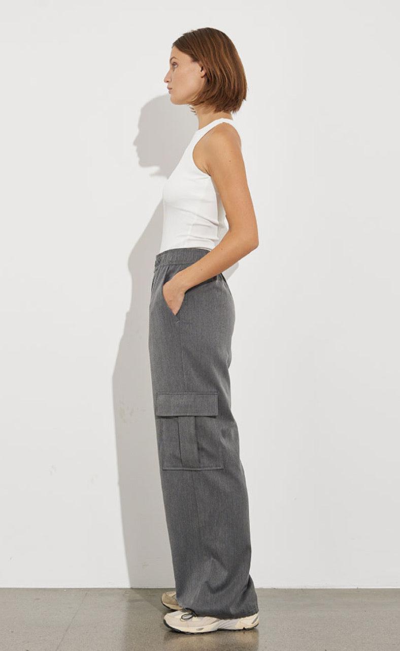 Global Funk Bukser - Lana-G Shaffer - Dark Grey Melange