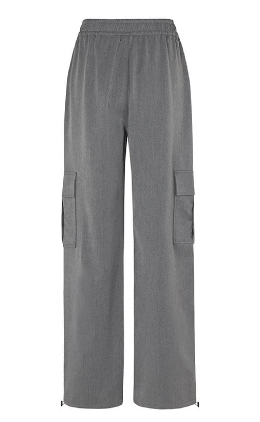 Global Funk Bukser - Lana-G Shaffer - Dark Grey Melange
