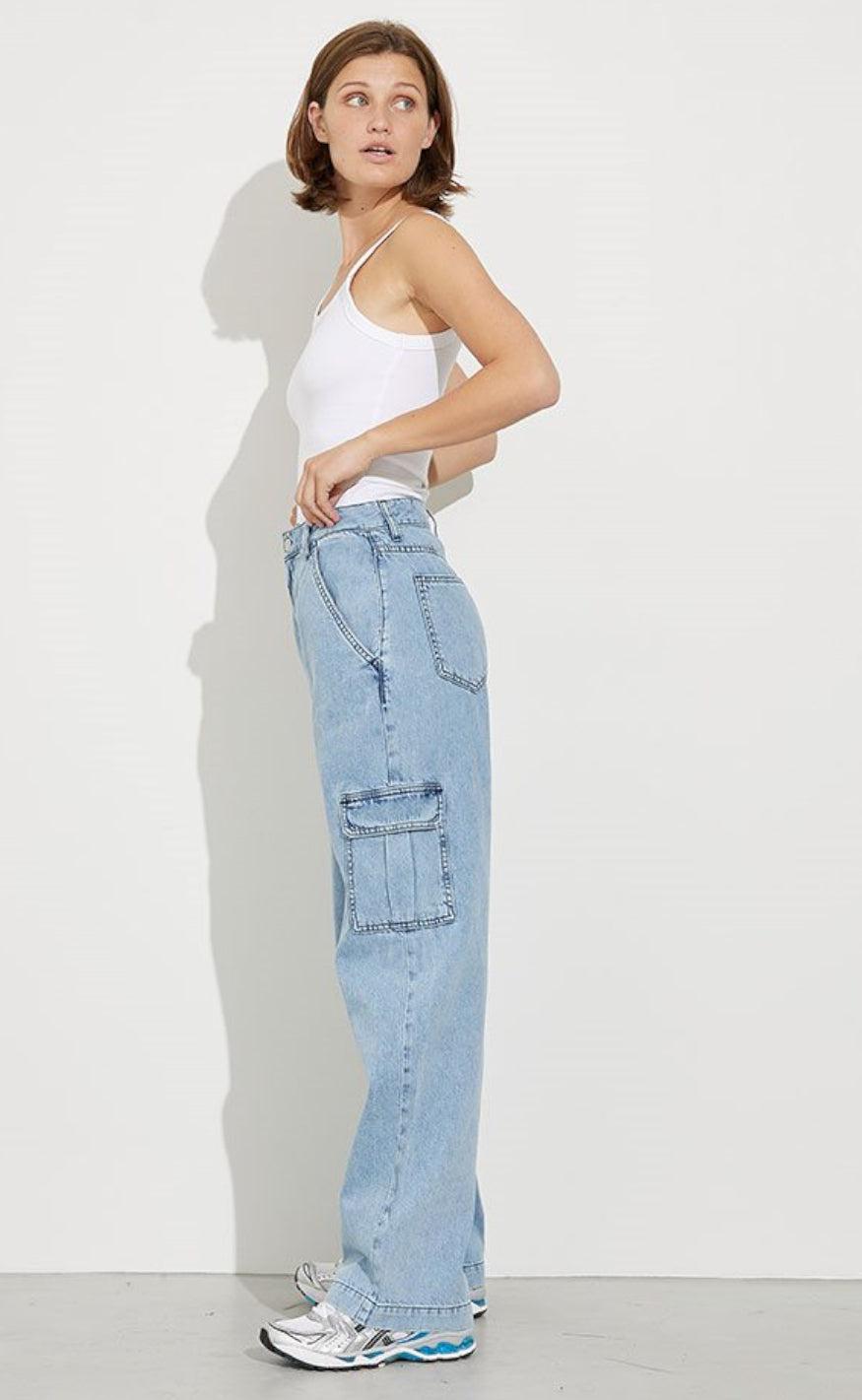 Global Funk Bukser - Nelliea-G - Light Blue