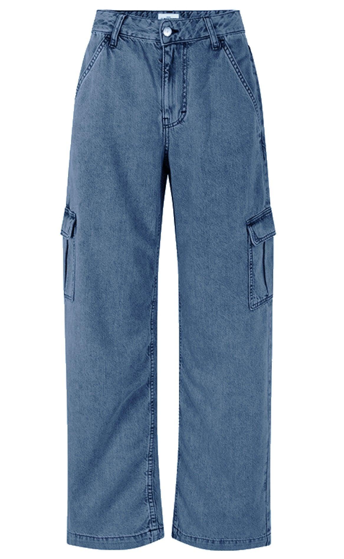Global Funk Bukser - Nelliea-G - Mid Vintage Blue