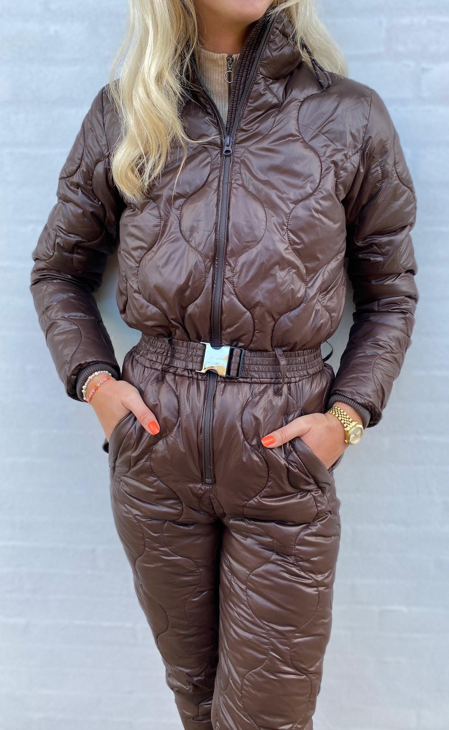 Global Funk Flyverdragt / Termodragt - Elaina-G - Dark Coffee