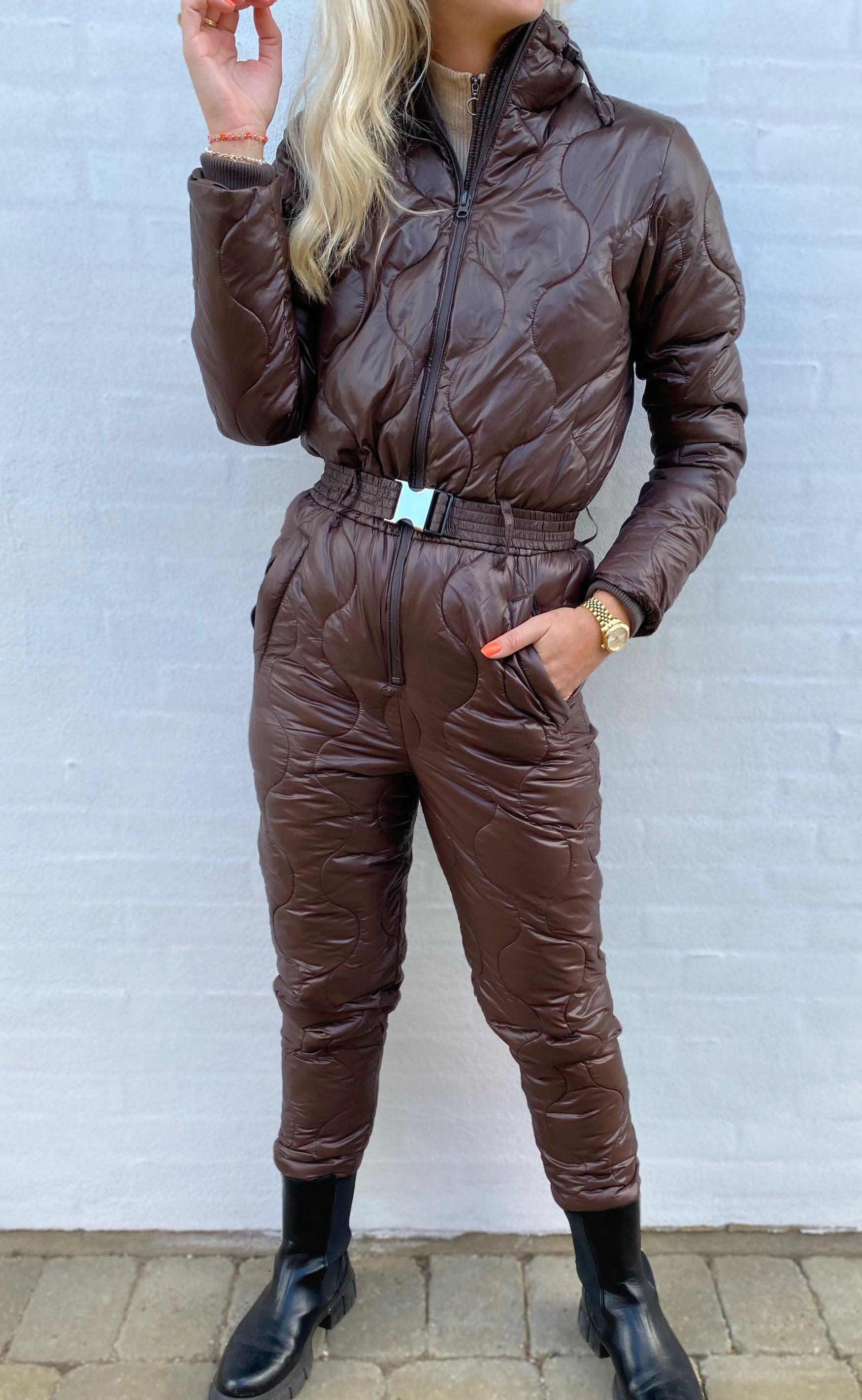 Global Funk Flyverdragt / Termodragt - Elaina-G - Dark Coffee