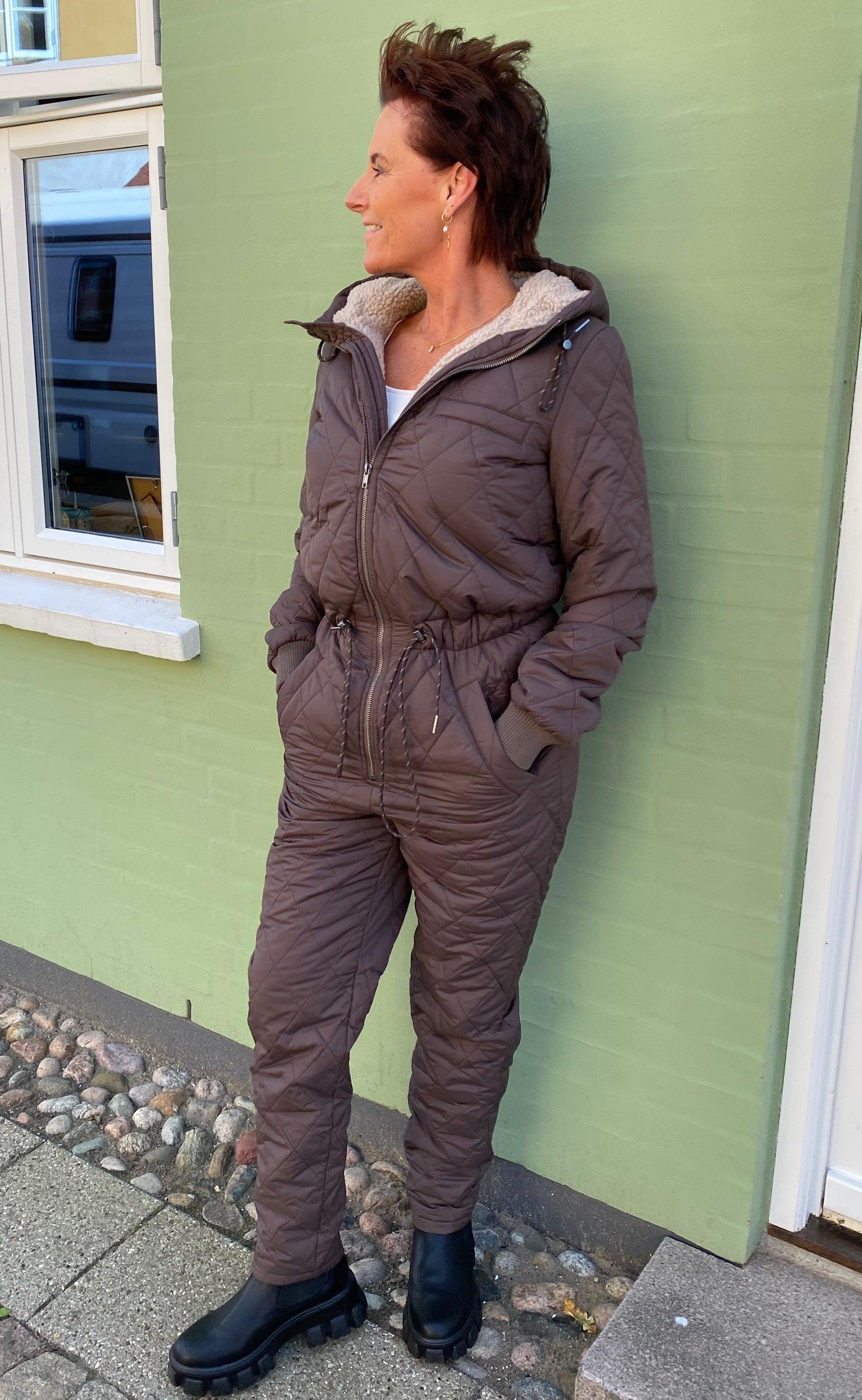 Global Funk Flyverdragt / Termodragt - Isolde T Teddo Recycled - Dark Mocca