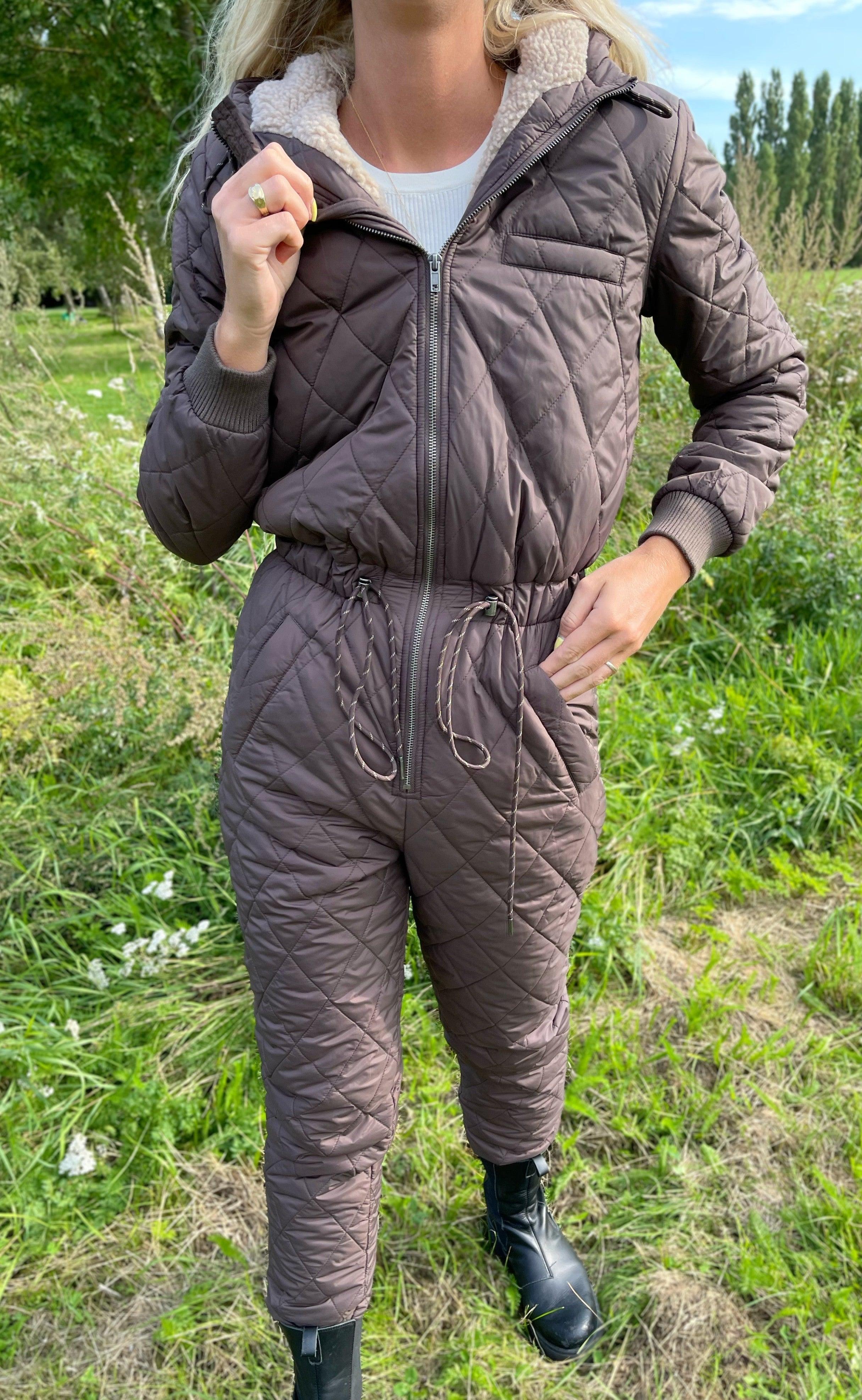 Global Funk Flyverdragt / Termodragt - Isolde T Teddo Recycled - Dark Mocca