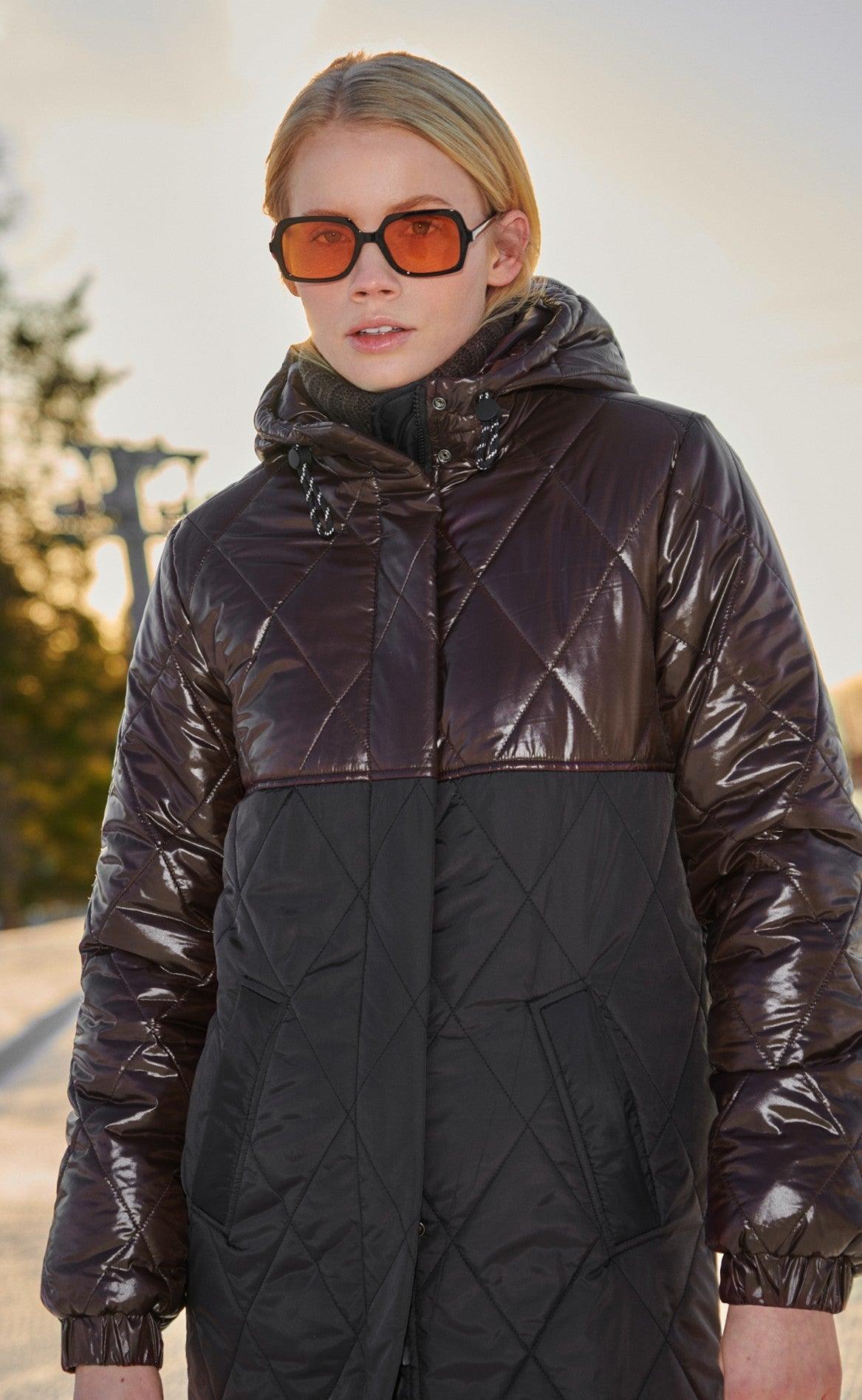 Global Funk Jakke - Alea-G - Brown / Black