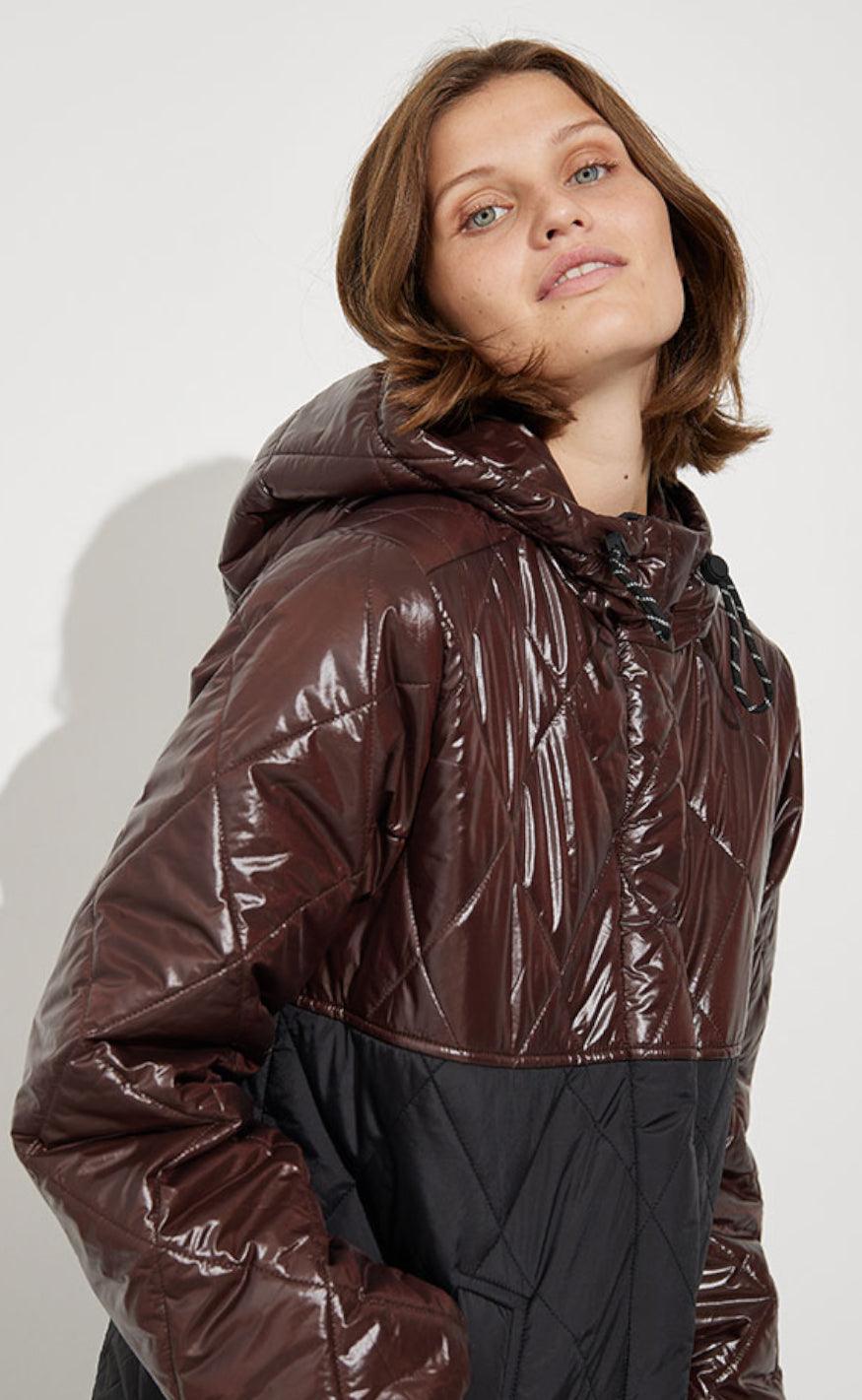 Global Funk Jakke - Alea-G - Brown / Black