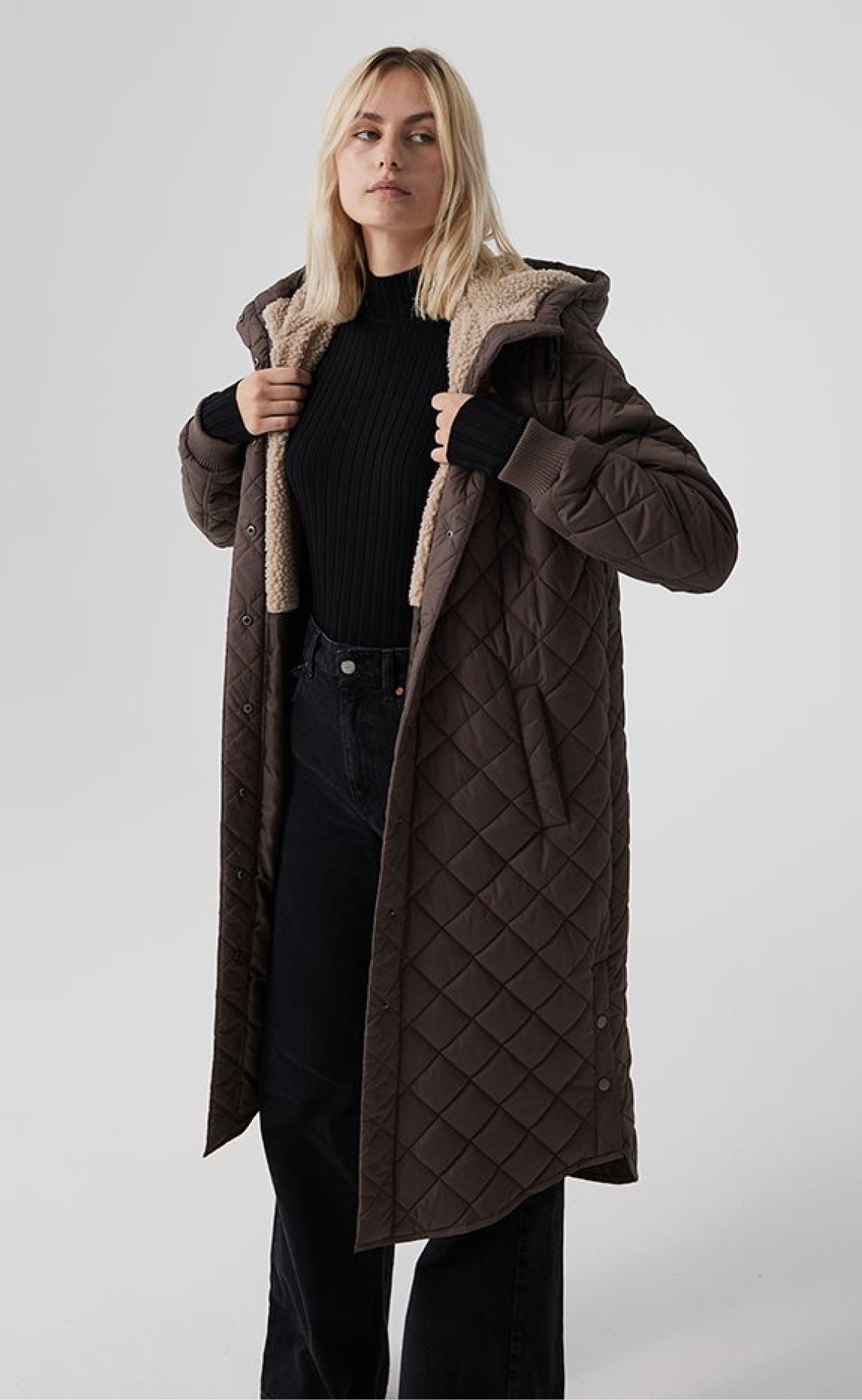 Global Funk Jakke - Arrow Teddo - Dark Chocolate