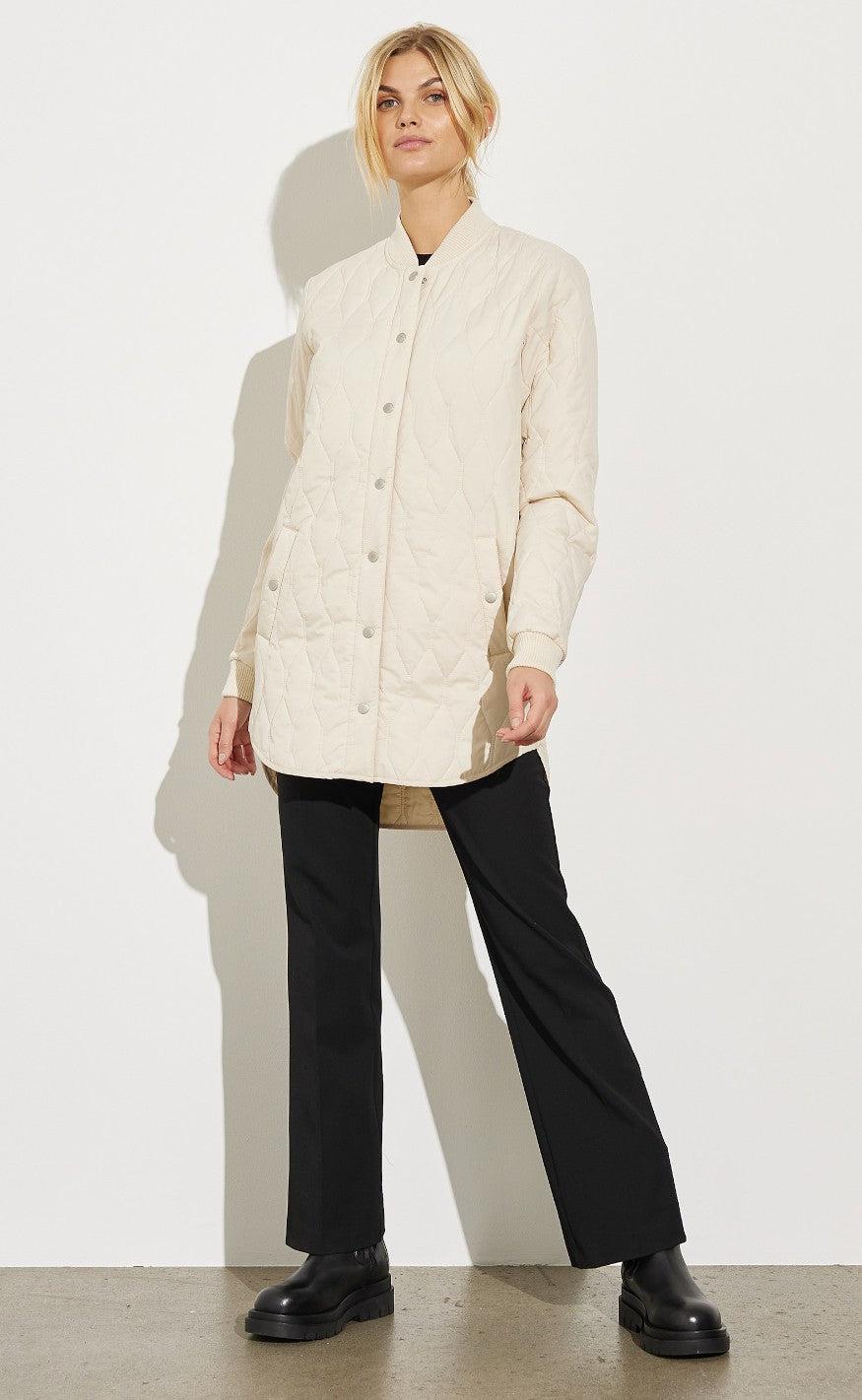 Global Funk Jakke - Even Recycled - Ivory