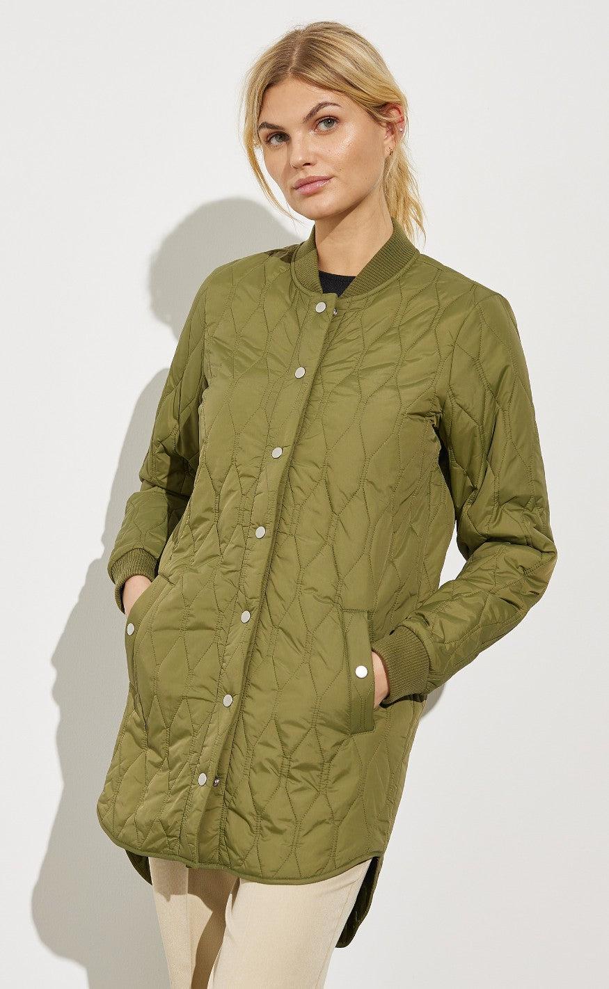 Global Funk Jakke - Even Recycled - Pale Olive