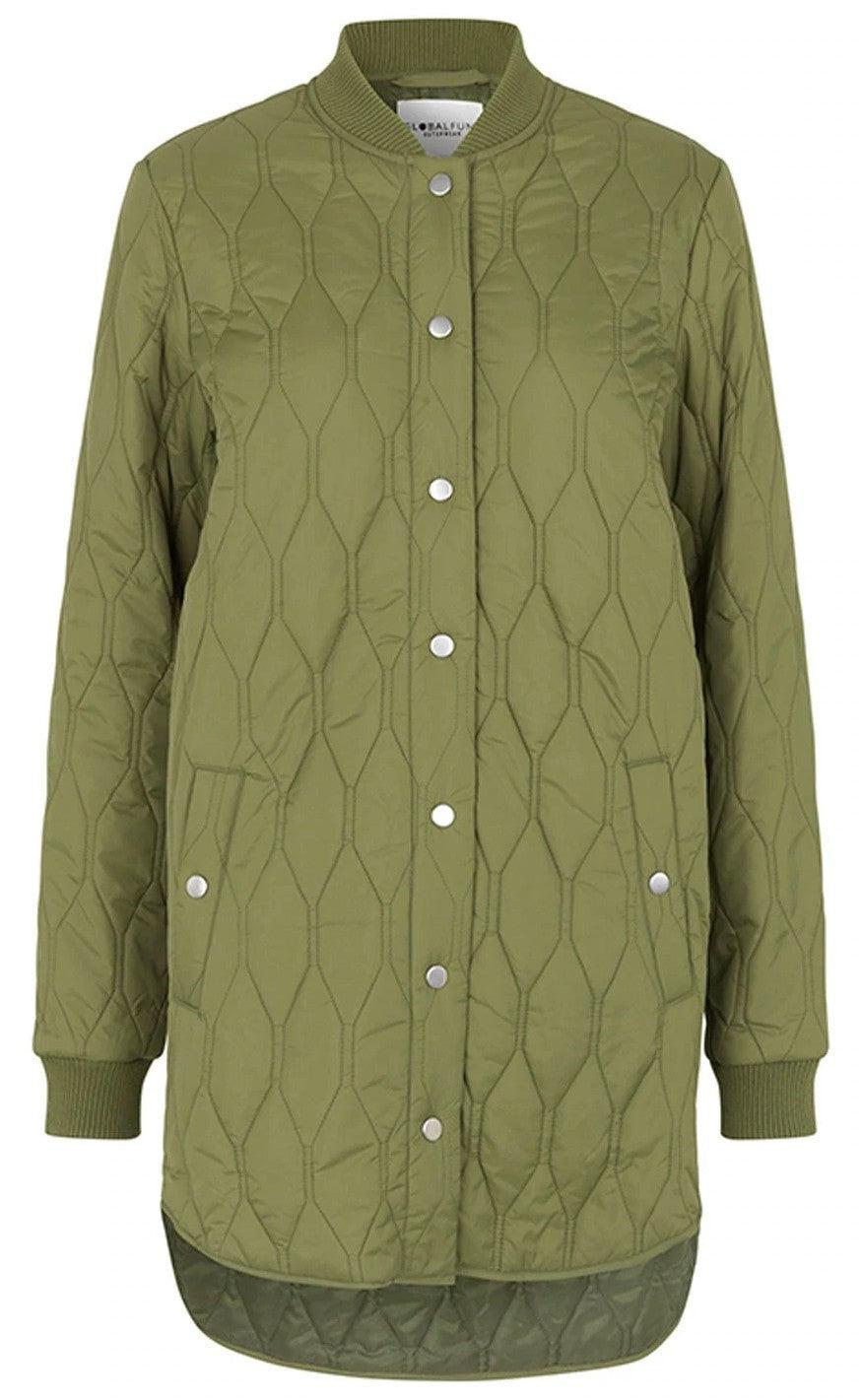 Global Funk Jakke - Even Recycled - Pale Olive