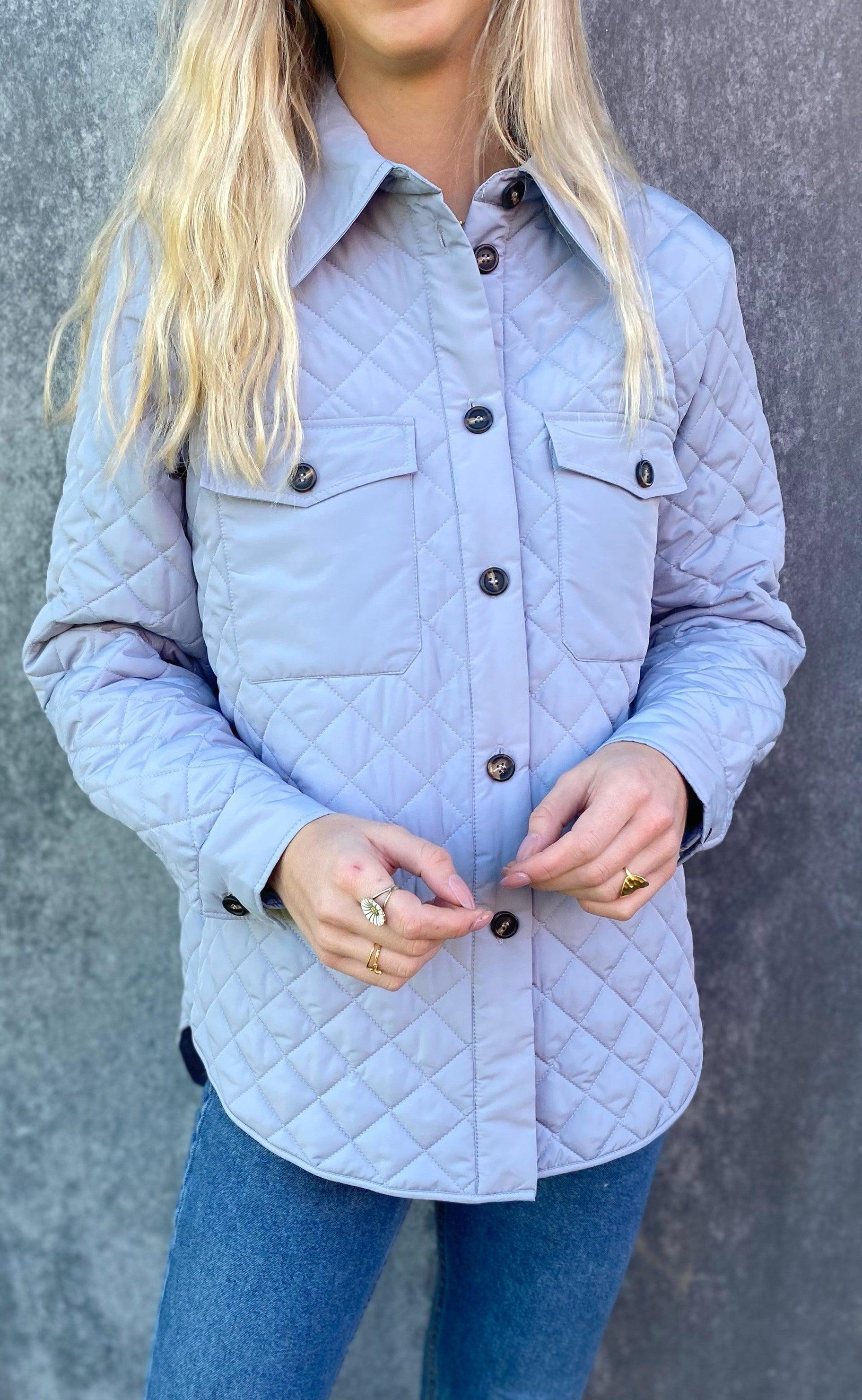Global Funk Jakke - Maira - Pastel blue