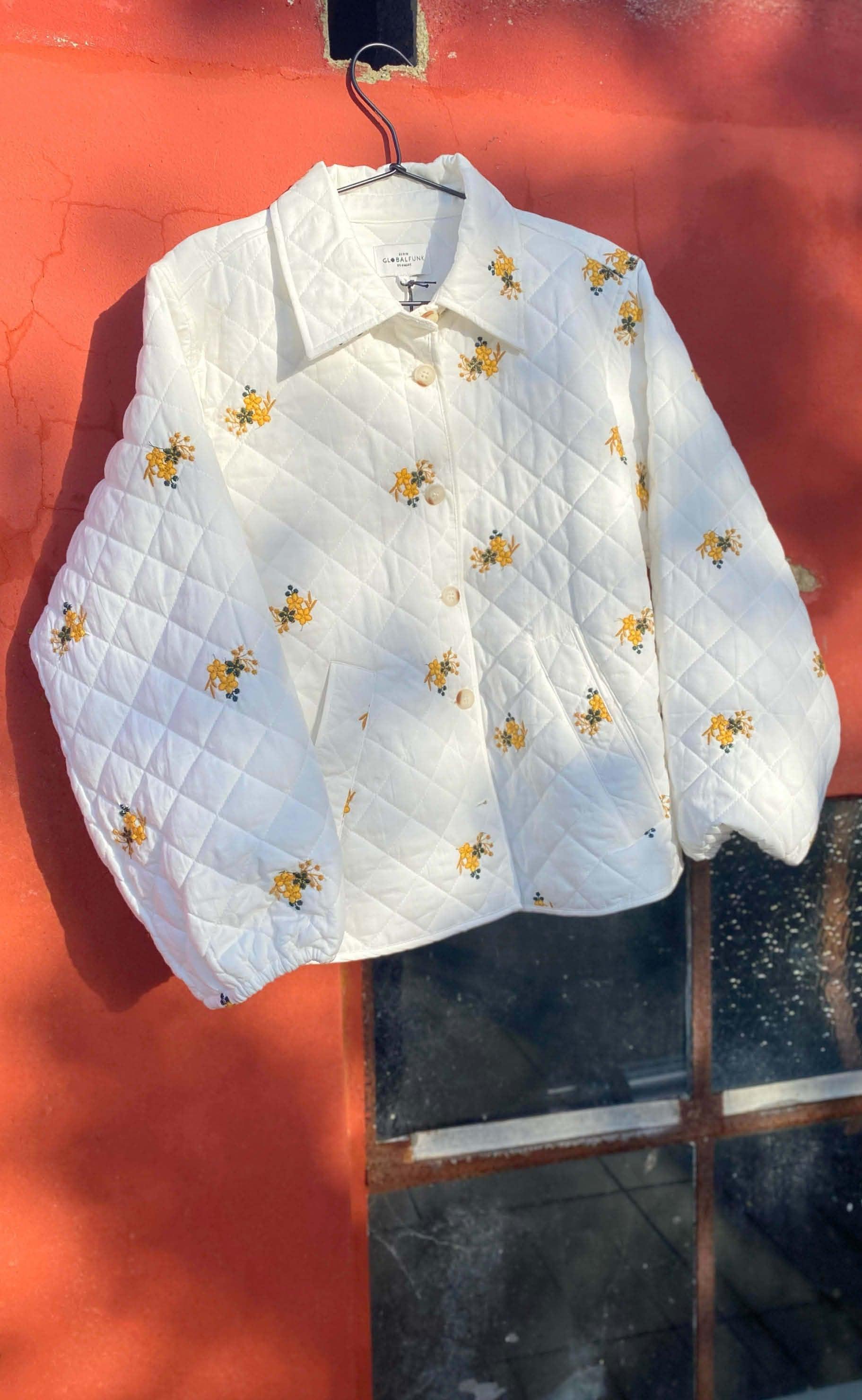 Global Funk Jakke - Marrit - Embroidered Flower