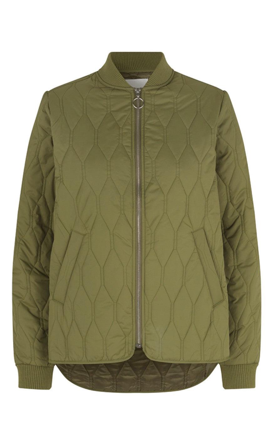Global Funk Jakke - Rheanna Recycled - Pale Olive