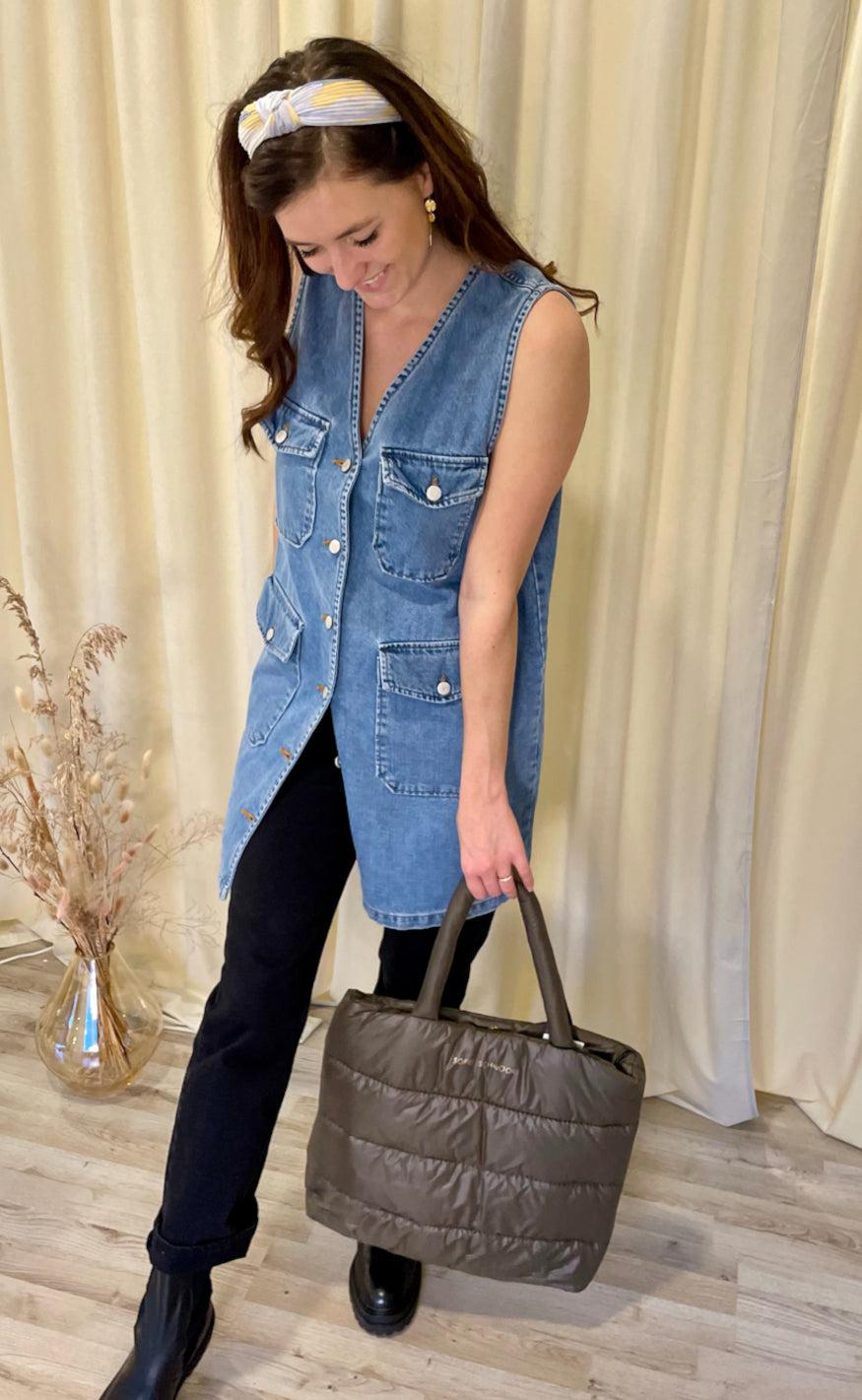 Global Funk Kjole - Cailo - Mid Vintage Blue