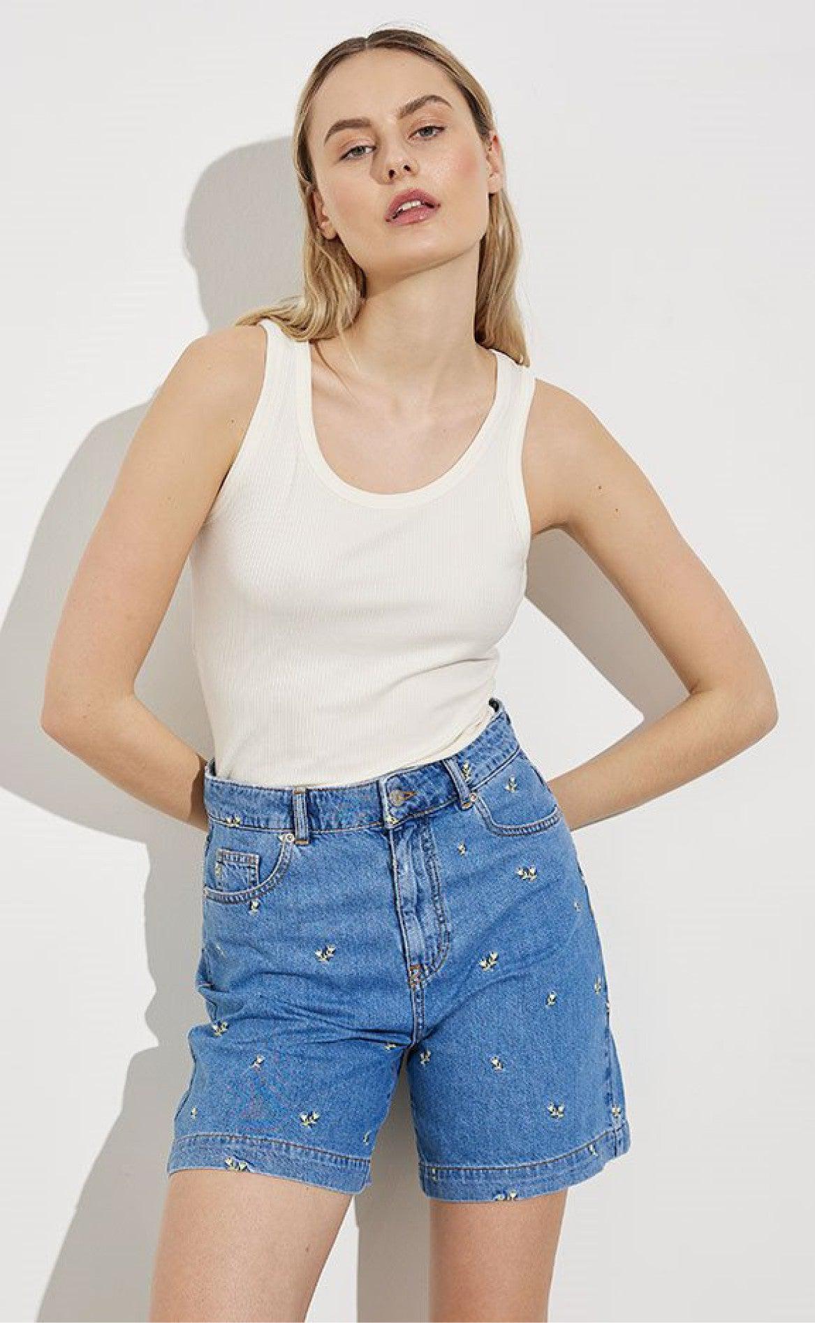 Global Funk Shorts - Keylan-G - Retro Blue
