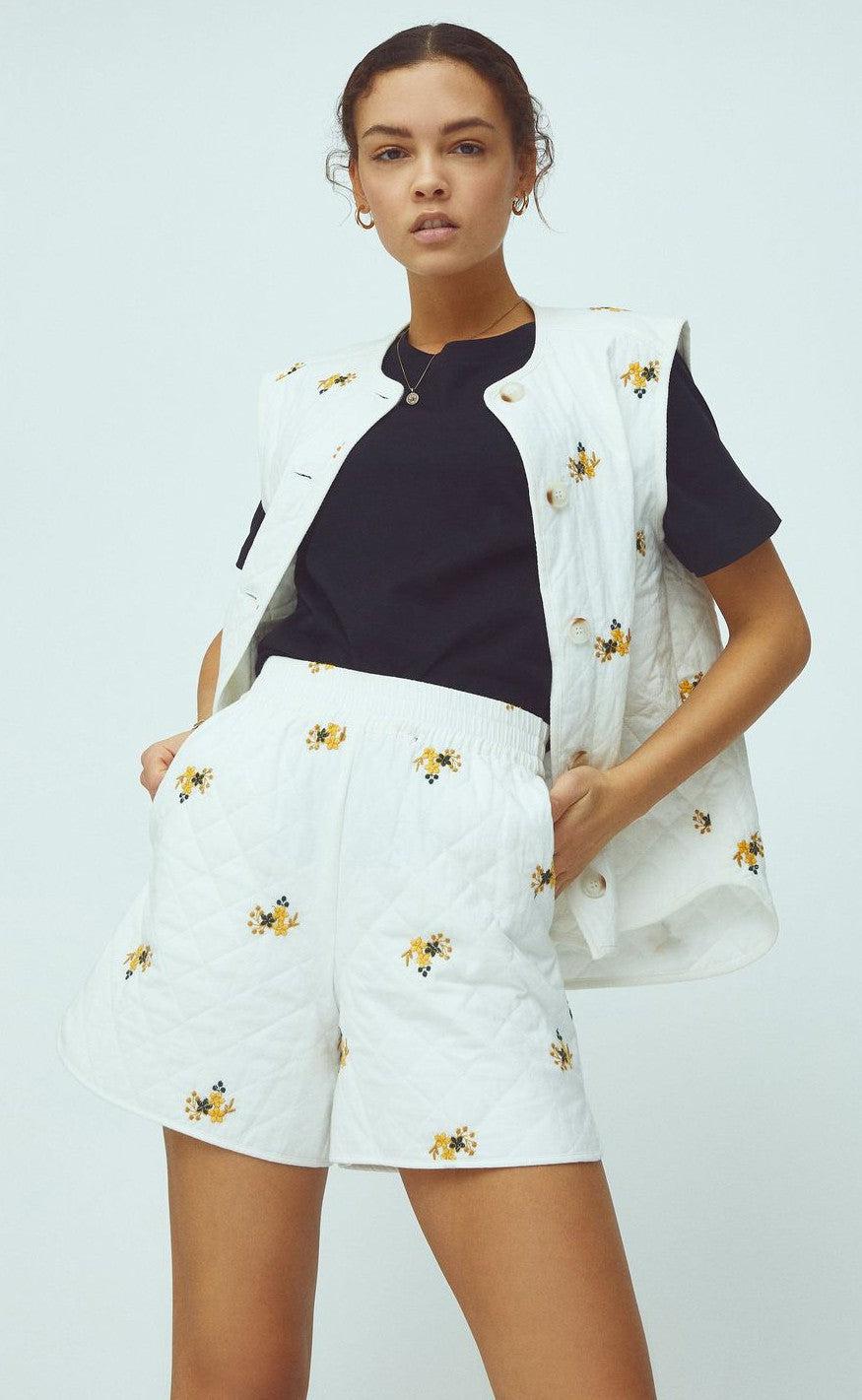 Global Funk Vest - Feeney - Embroidered Flower