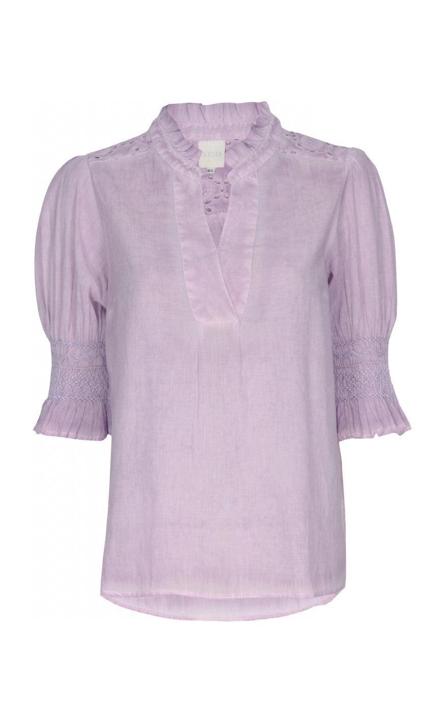 Gossia Bluse - Fleur - Lavender Washed