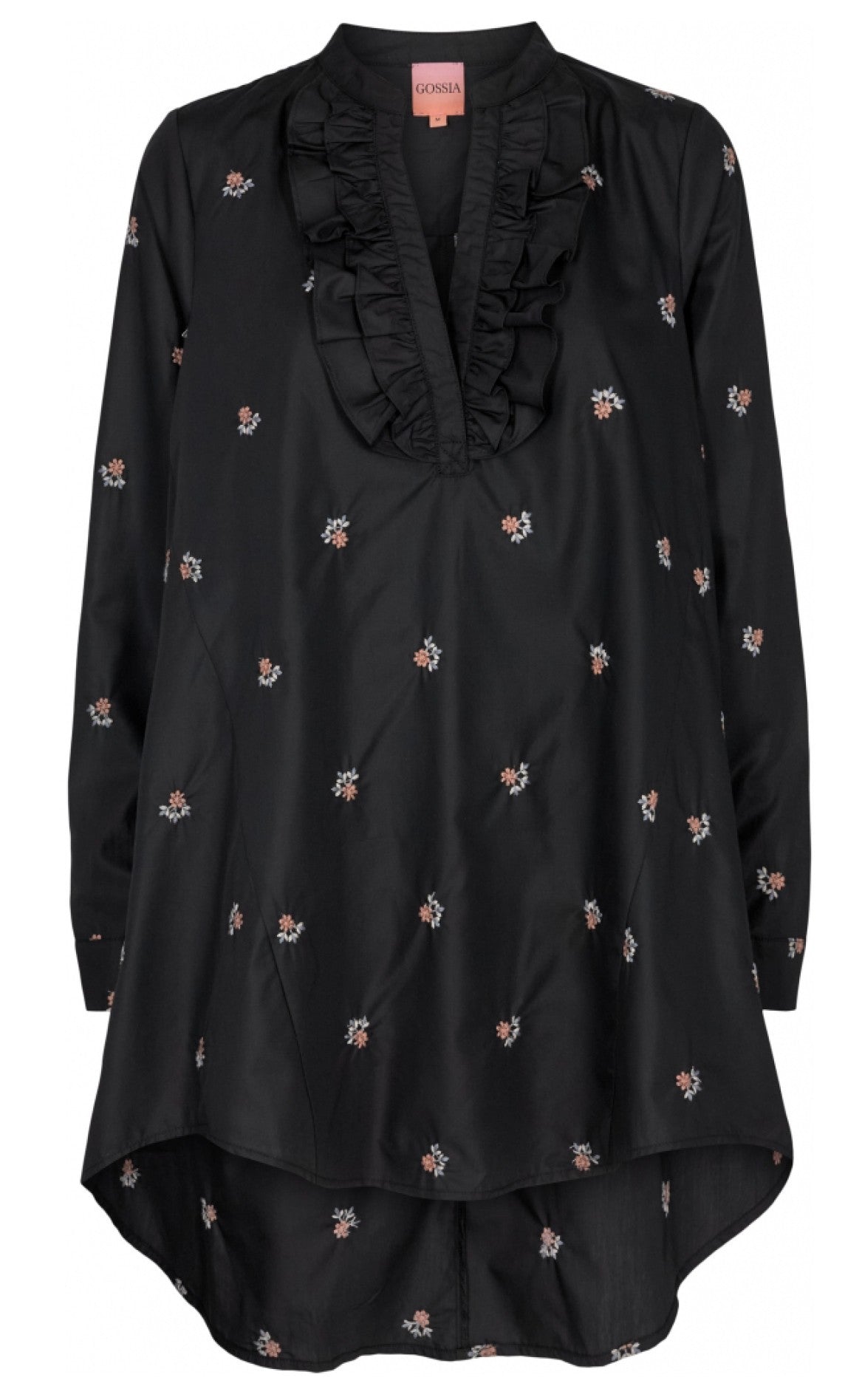 Gossia Kjole - Juliana Tunica - Black W Flowers