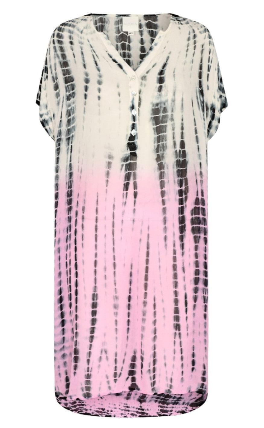 Gossia Kjole - Miki - Pink Dip Dye