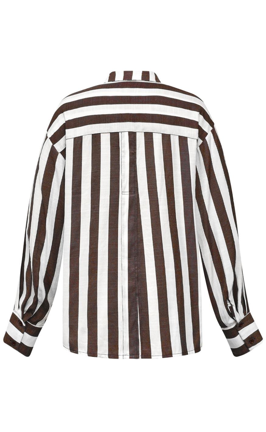 Gossia Skjorte - Nora - Brown Stripes
