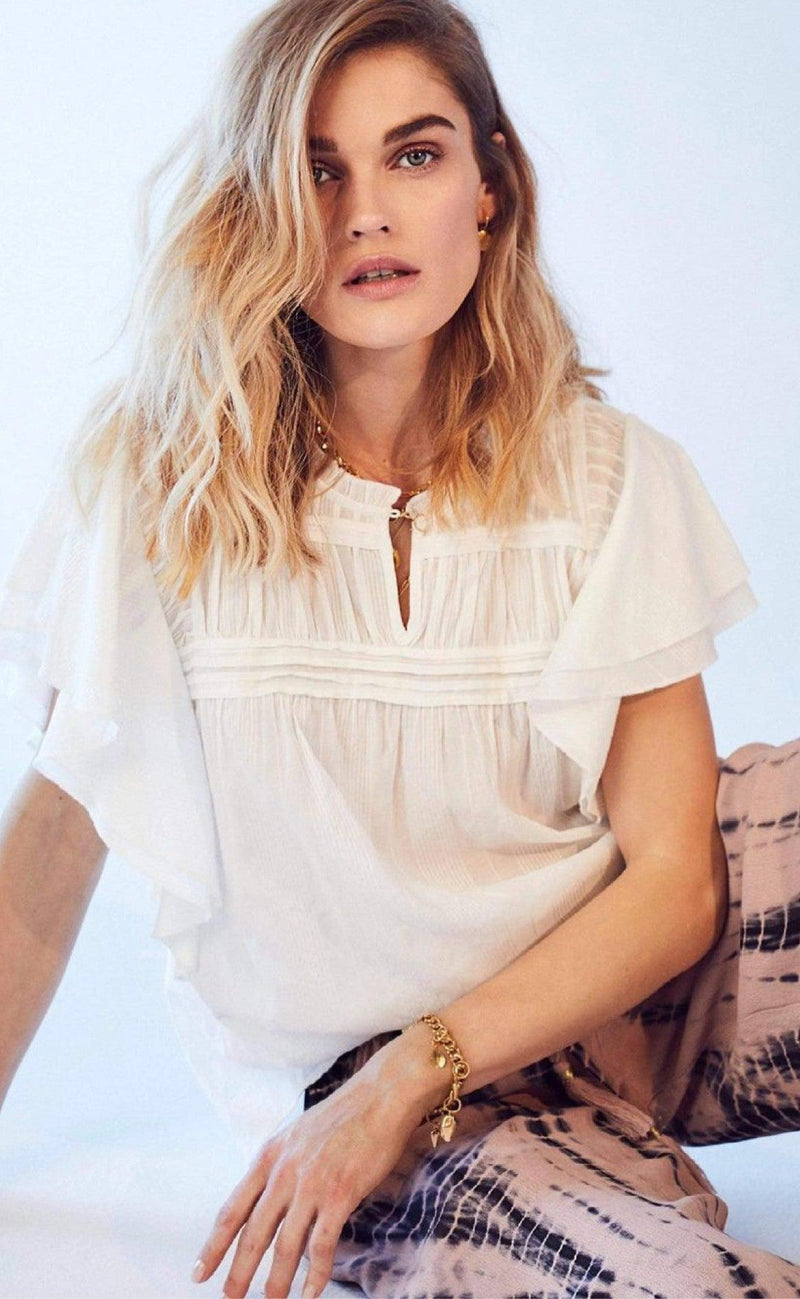 Gossia Top - Idora - Off White