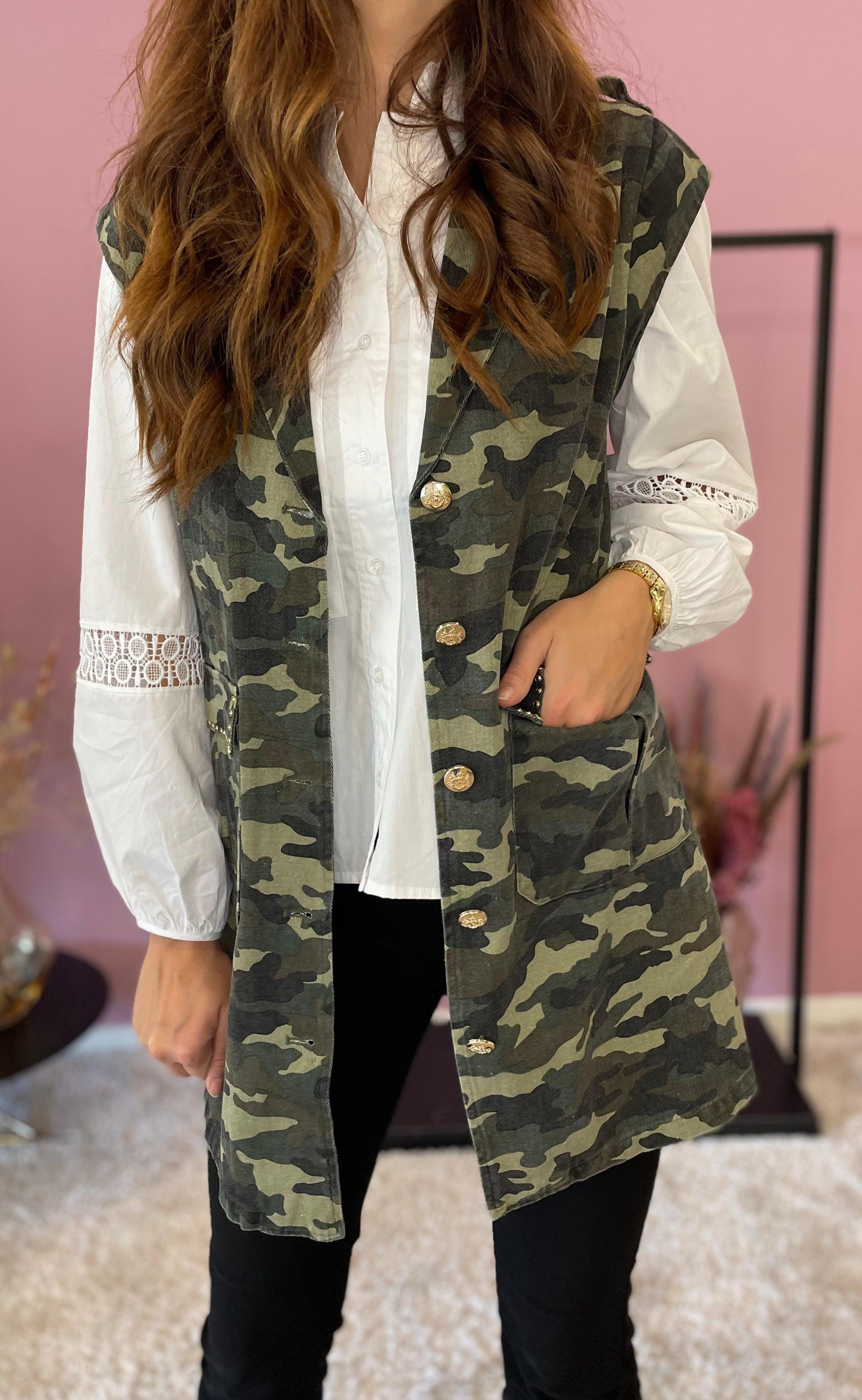 Gossia Vest - Salma - Army Camouflage