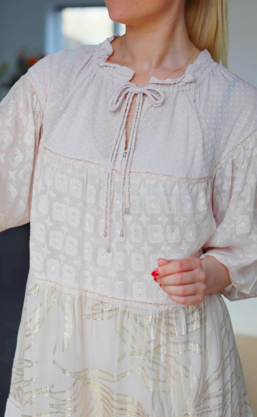 Gustav Kjole - Alva Short Frill - Pearl