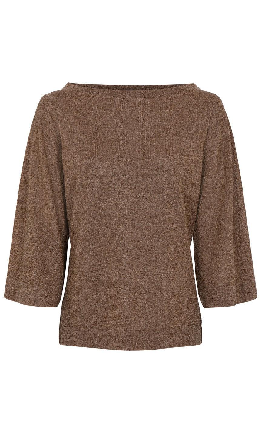 Gustav Knit - Arda Lurex - Tan