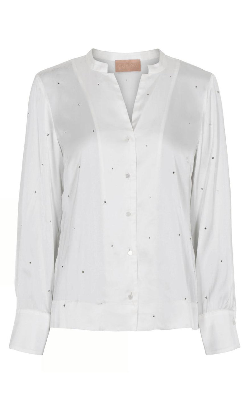 Gustav Skjorte - Florida Classic Stretch - Off White