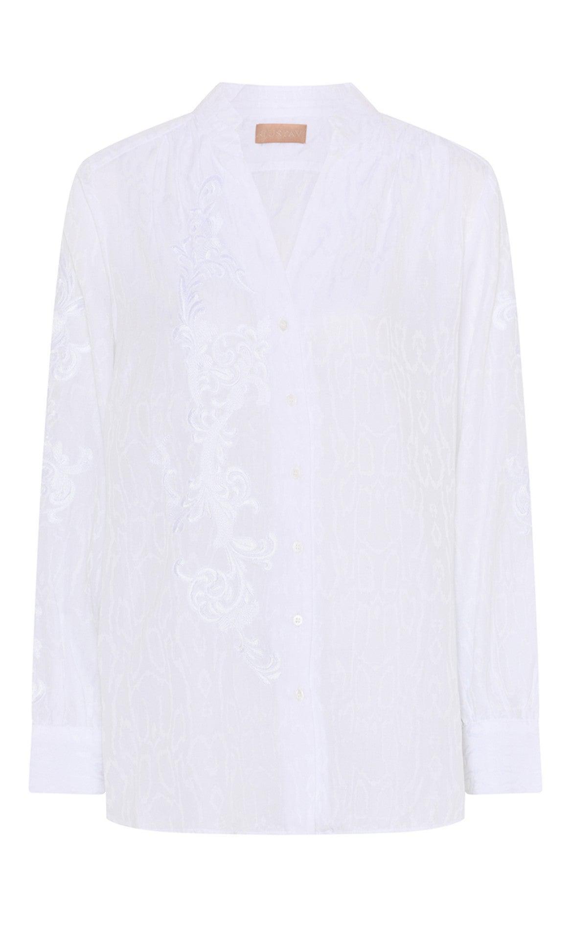 Gustav Skjorte - Leonora Long - White