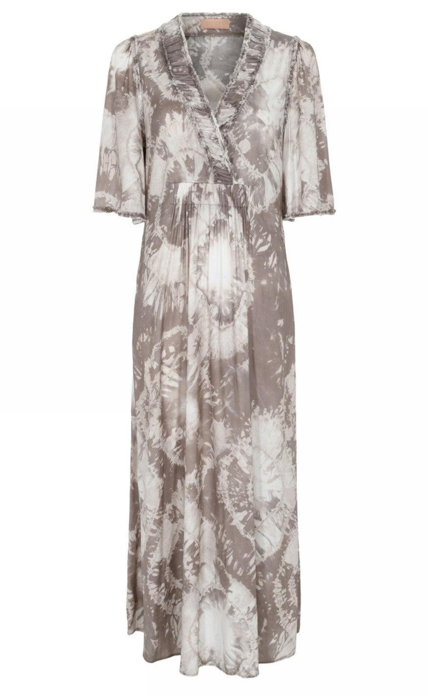 Gustav kjole - Hali Long - Taupe / Grey