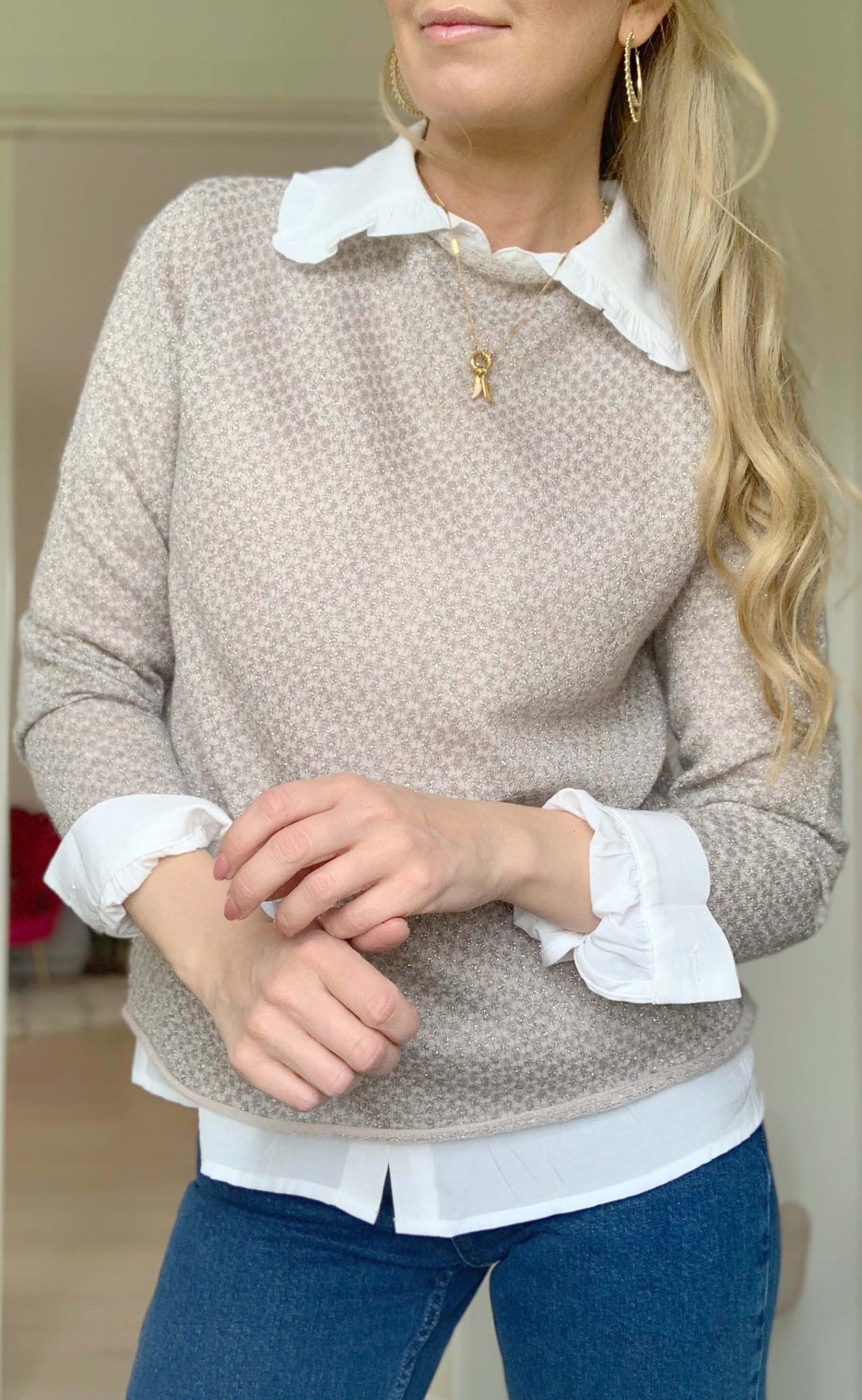 Gustav knit - Janette - Pearl