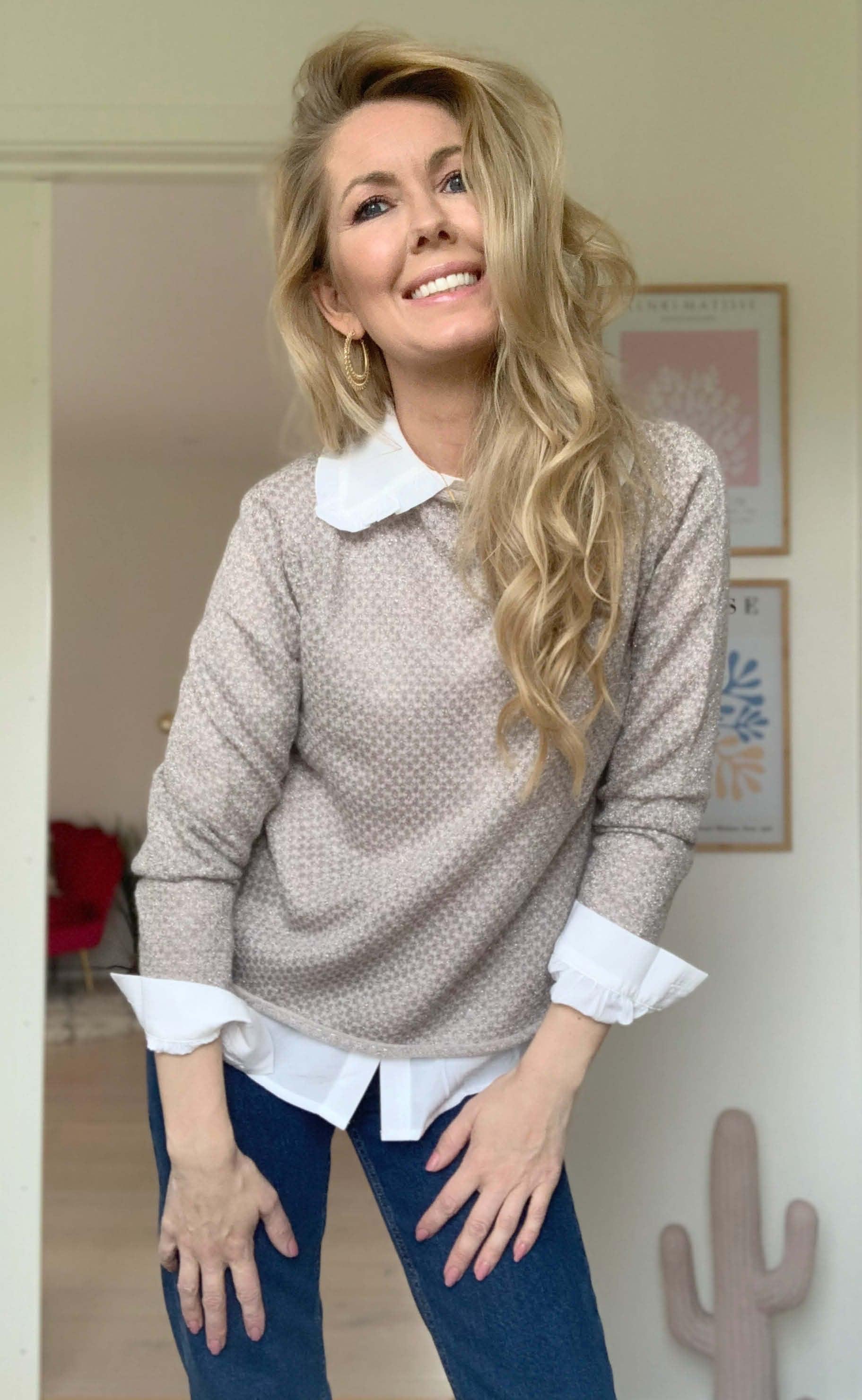 Gustav knit - Janette - Pearl